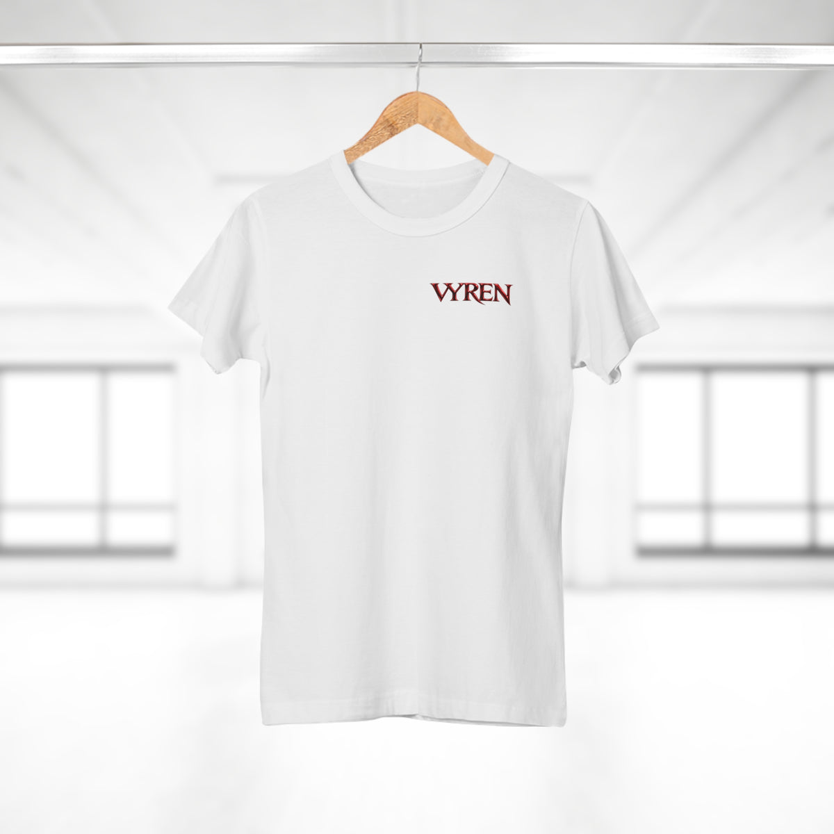 Vyren Minimalist Women's T‑Shirt — Small Chest Logo