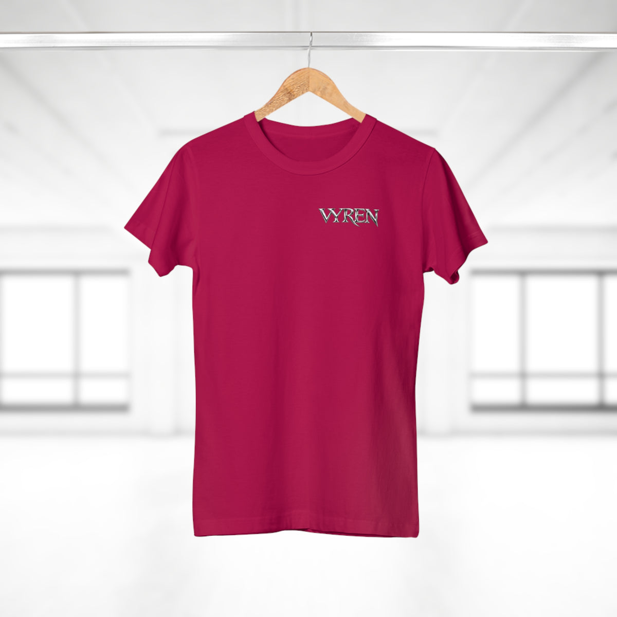 Vyren Minimalist Women's T‑Shirt — Small Chest Logo