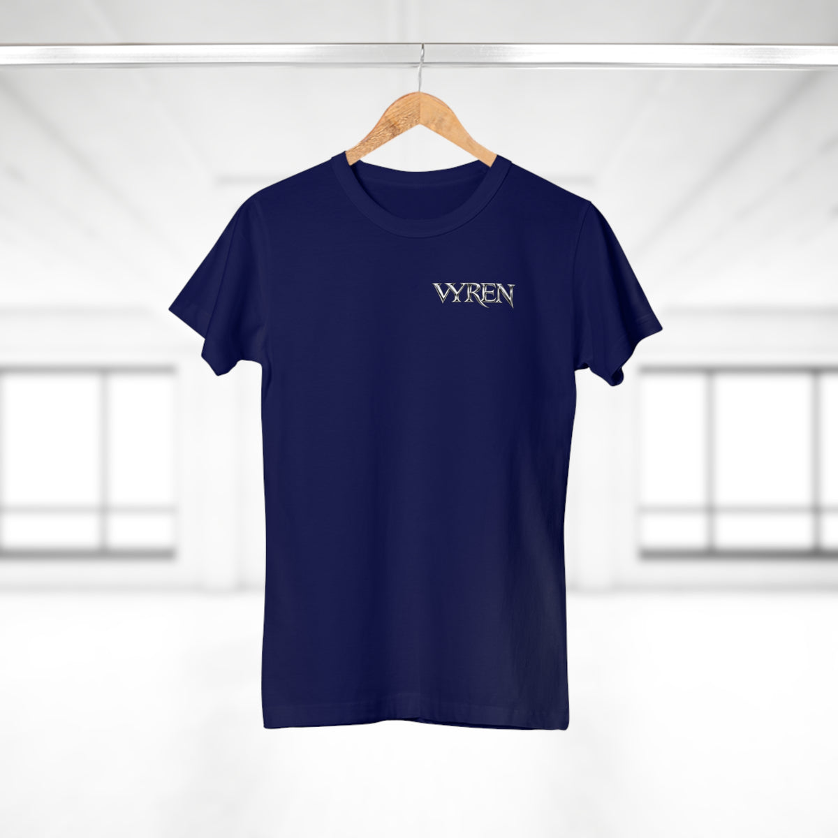 Vyren Minimalist Women's T‑Shirt — Small Chest Logo