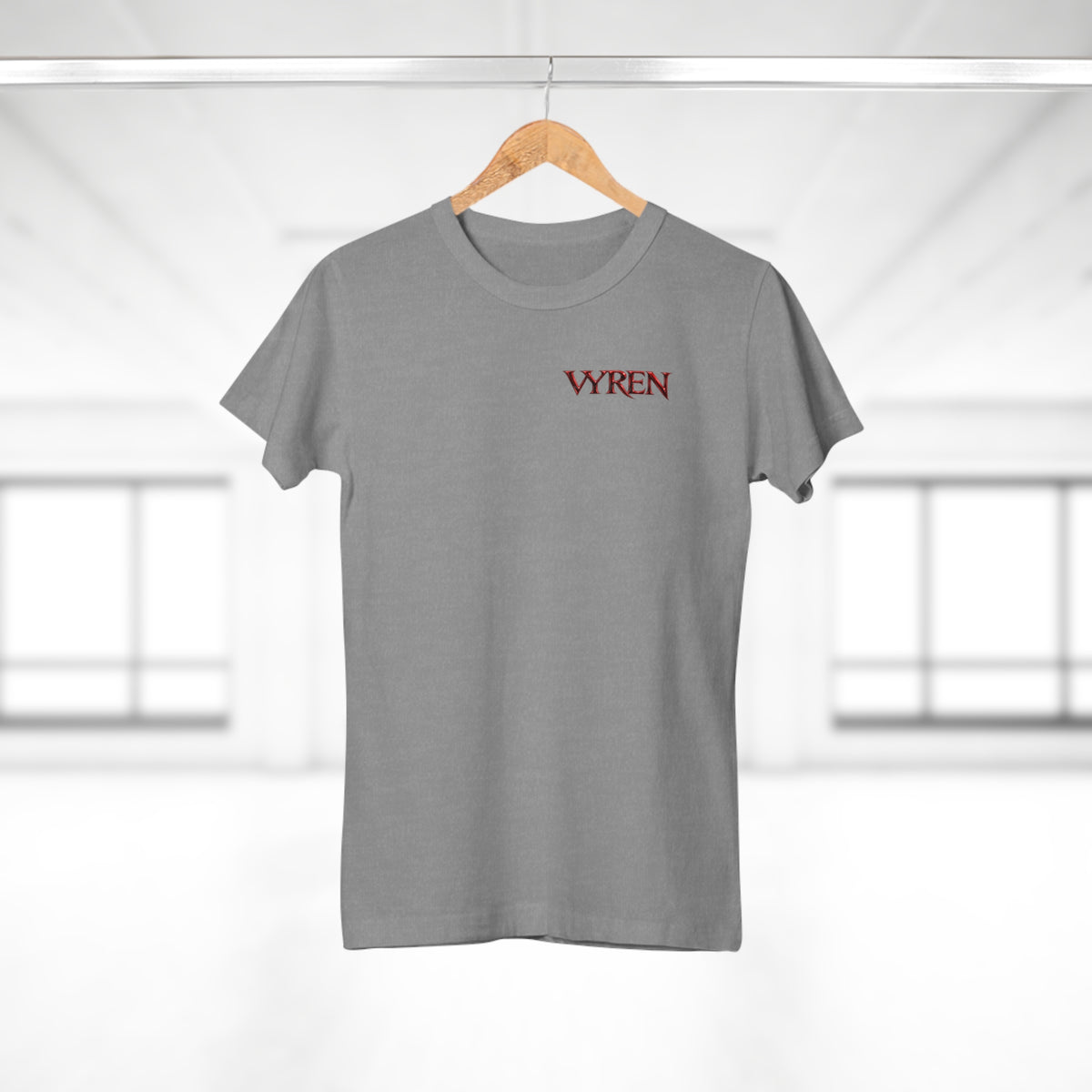 Vyren Minimalist Women's T‑Shirt — Small Chest Logo